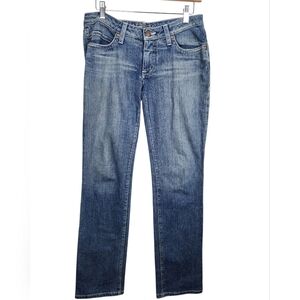 Robin's Jean Sj8245 Canyon Light Med Wash Denim Jeans Angel Wings Womens Size 29